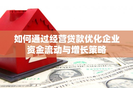 阳新如何通过经营贷款优化企业资金流动与增长策略