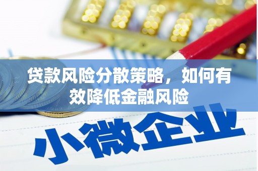 阳新贷款风险分散策略，如何有效降低金融风险