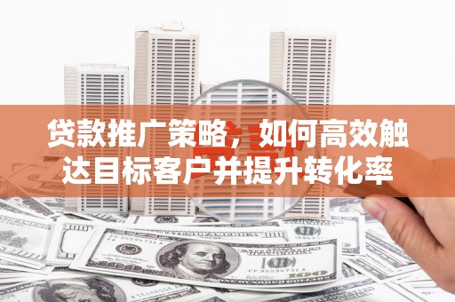 阳新贷款推广策略，如何高效触达目标客户并提升转化率