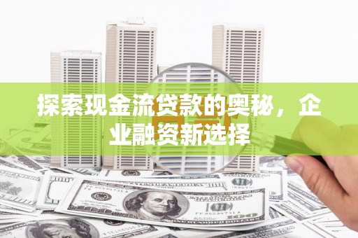 阳新探索现金流贷款的奥秘，企业融资新选择