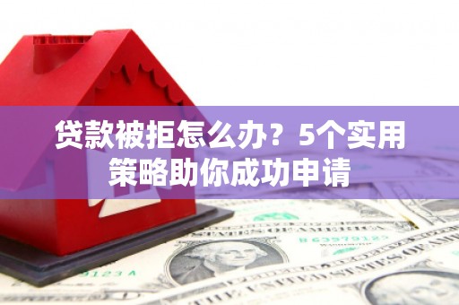 阳新贷款被拒怎么办？5个实用策略助你成功申请