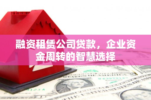 阳新融资租赁公司贷款，企业资金周转的智慧选择