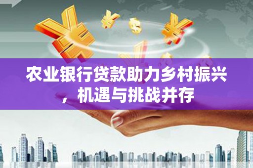 阳新农业银行贷款助力乡村振兴，机遇与挑战并存