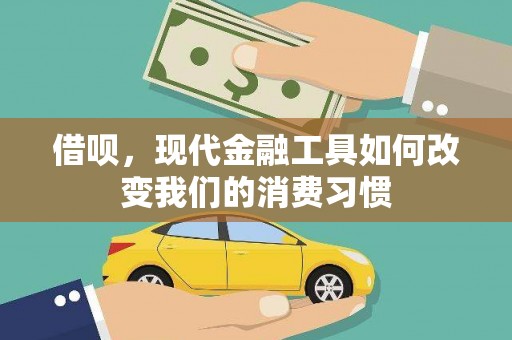 阳新借呗，现代金融工具如何改变我们的消费习惯