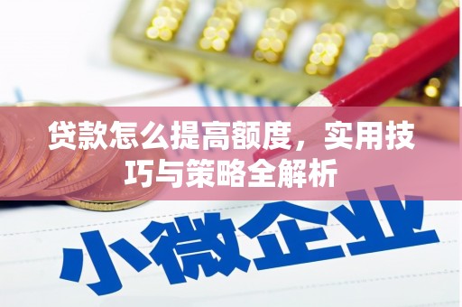阳新贷款怎么提高额度，实用技巧与策略全解析
