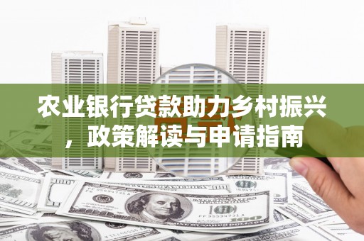 阳新农业银行贷款助力乡村振兴，政策解读与申请指南