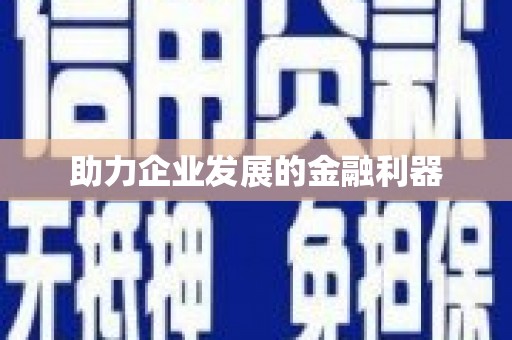 阳新助力企业发展的金融利器
